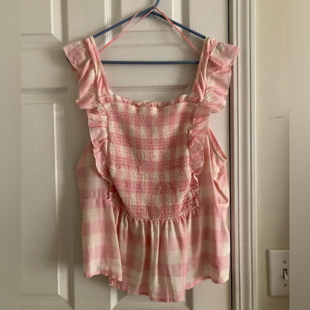 Old Navy checkered top